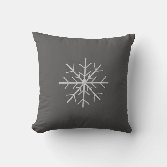 Coussin Flocon de neige (Recto)