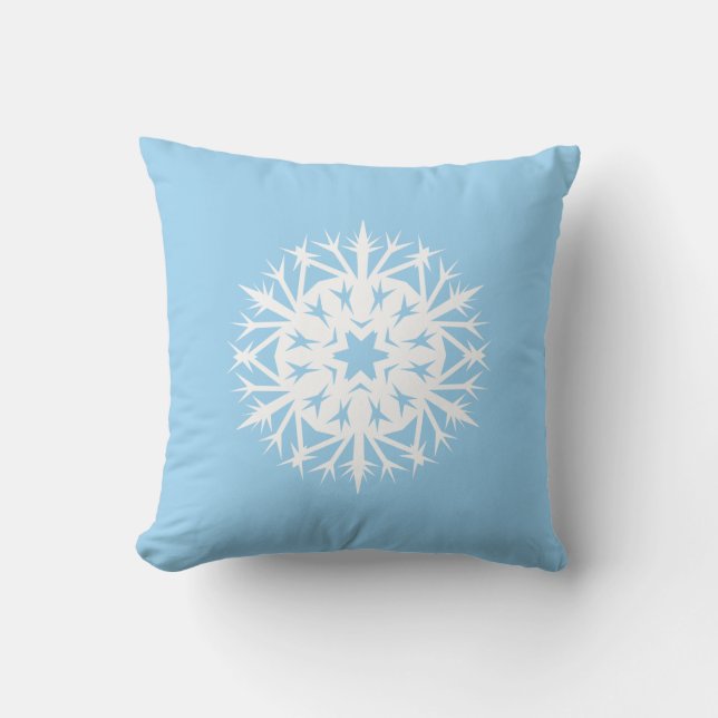 Coussin Flocon de neige (Recto)