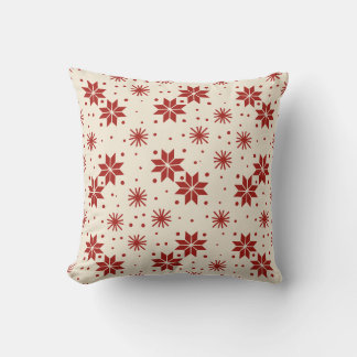 Coussin Flocon de neige en éclats scandinave