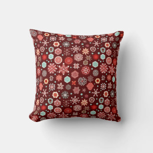 Coussin Flocons de neige sur la Bourgogne