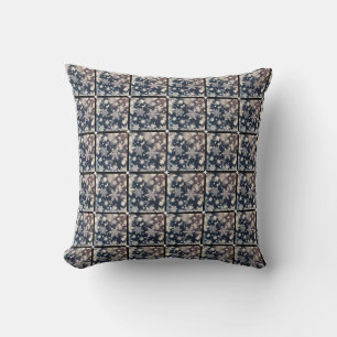 Coussin Flocons de neige / Voltigeant / Recadré / Cadre no