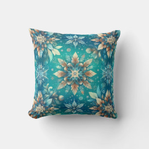 Coussin Flocons d'hiver