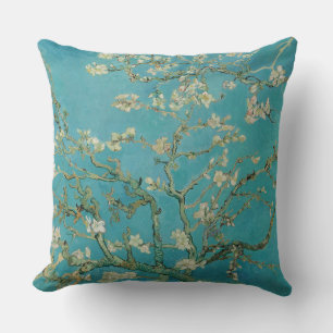 Coussin Floraison d'amandier, Peinture à l'huile, Vincent