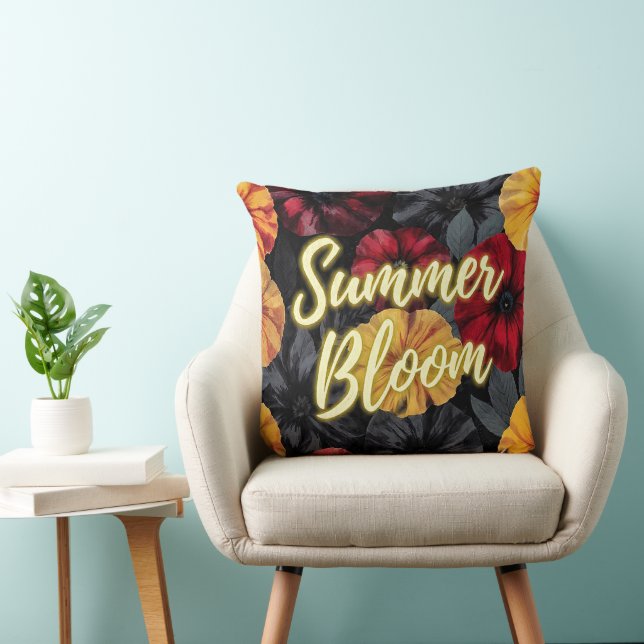 Coussin Floraison d'été (Chaise)