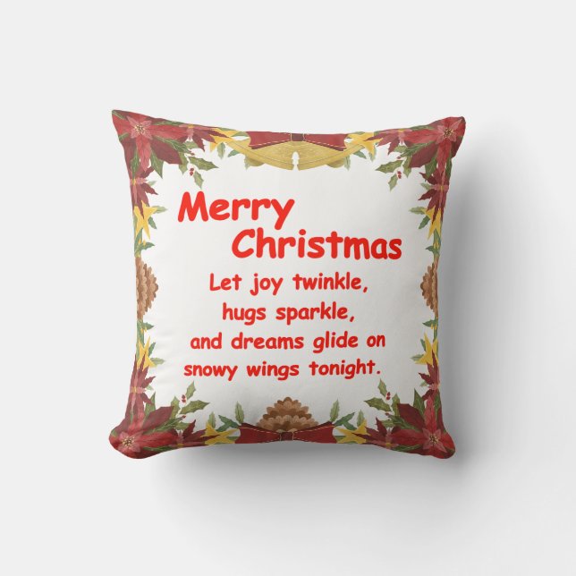 Coussin Floraison festive (Recto)