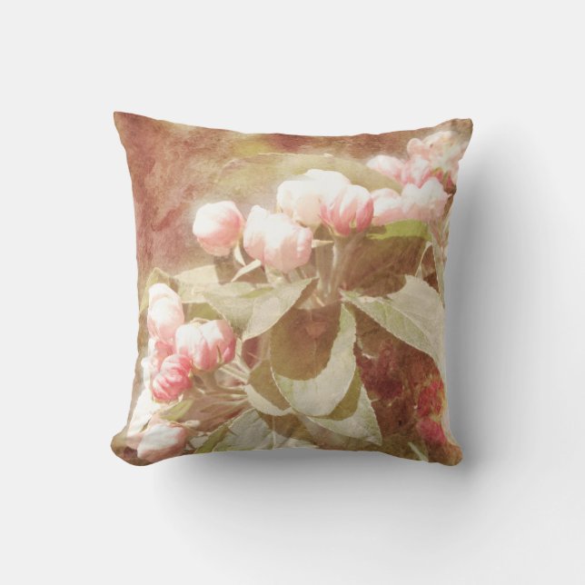 Coussin Floraison printanière (Recto)
