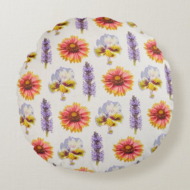 Coussin floral (Devant)