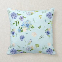 Coussin floral d'accent