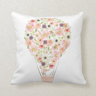 Coussin floral de crèche de cerfs communs de