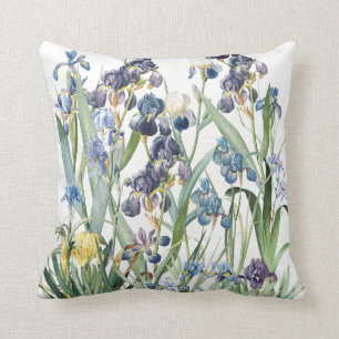 Coussin floral de jardin de fleur botanique