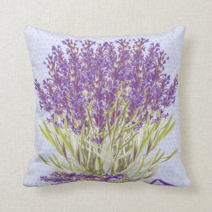 Coussin floral de lavande