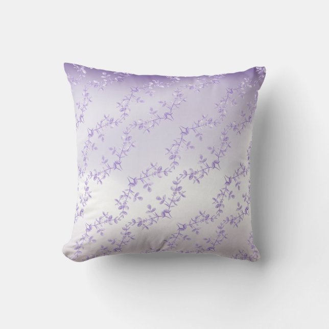 Coussin Floral de Lavender (Recto)