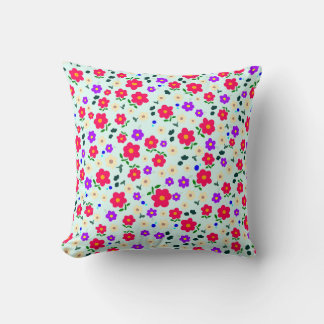 Coussin floral delicado