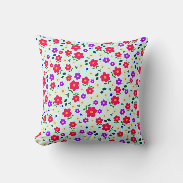 Coussin floral delicado (Recto)