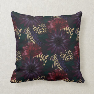 Coussin Floral déprimé, or Pinecone et Noël impeccable