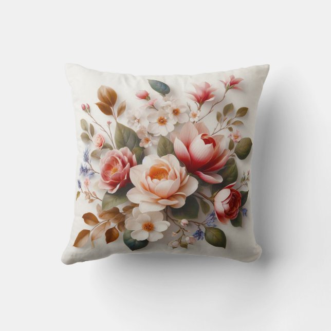 Coussin Floral Design lit, canapé, Coussin de voit (Verso)