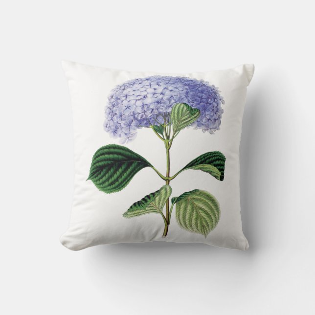 Coussin floral d'hortensia (Recto)