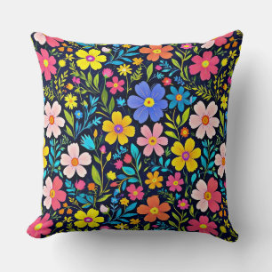 Coussin Floral Digital Peinture Fleurs Motif-38875