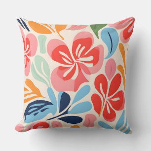 Coussin Floral d'inspiration Matisse