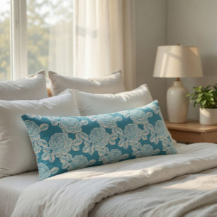 Coussin floral élégant au charme vintage