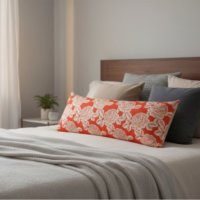 Coussin Floral Élégant au Charme Vintage (Créateur téléchargé)