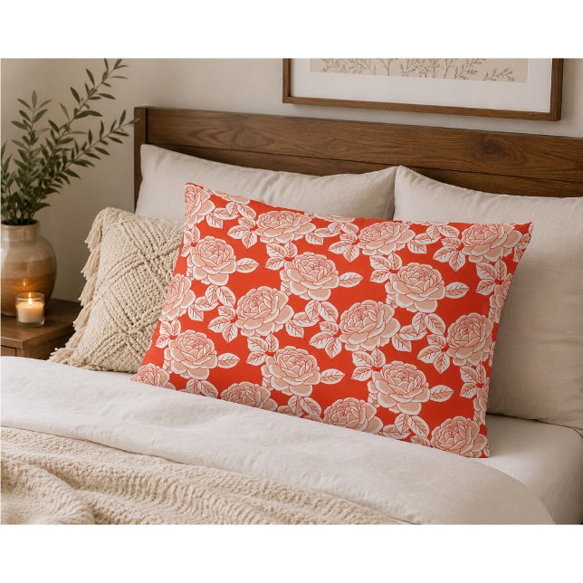Coussin Floral Élégant au Charme Vintage (Créateur téléchargé)