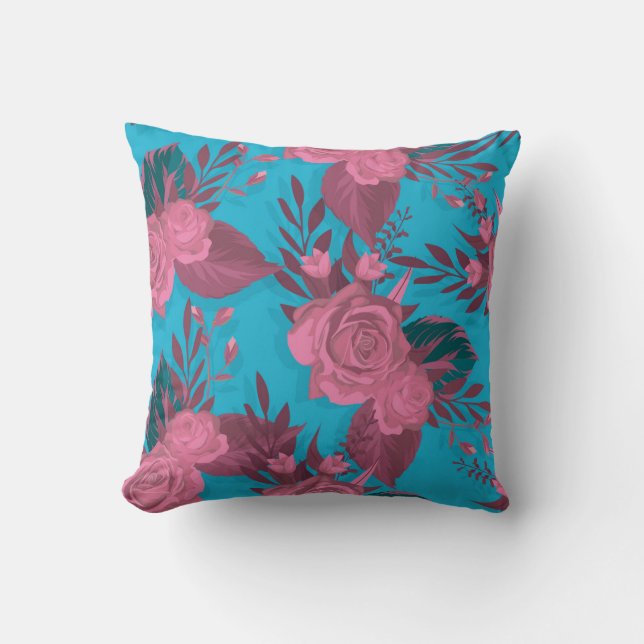 Coussin Floral féminin (Recto)