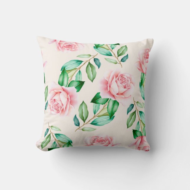 Coussin Floral féminin (Recto)