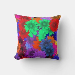 Coussin Floral multicolore