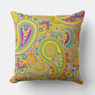 Coussin Floral Paisley sans couture motif I + vos idées