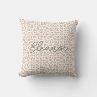 Coussin Floral personnalisé