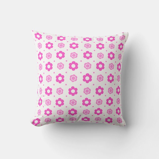 Coussin floral personnalisé (Recto)