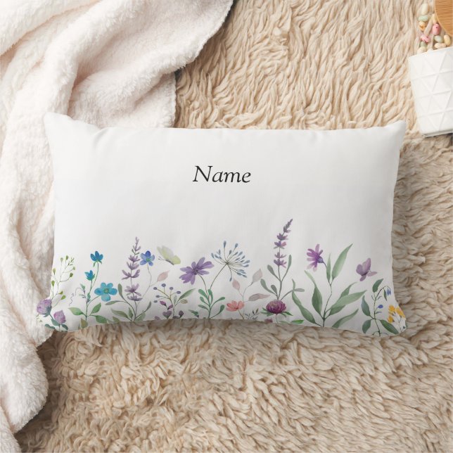 Coussin Floral pour la chambre de petite fille. (Couverture)