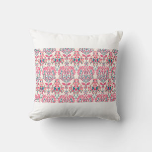 Coussin Floral sans soudure arrière - plan damassé orné