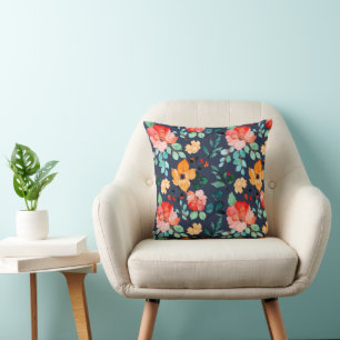 Coussin Floral Surface Motif - Mode Printemps Décoratif