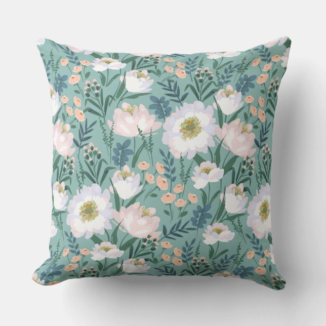 Coussin Floral vintage (Recto)
