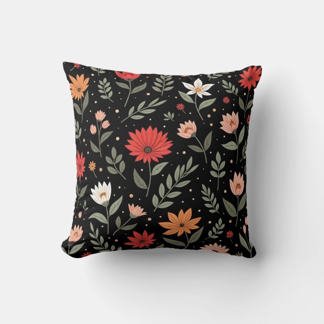 Coussin Floral Vintage Belle Collection Moderne (Recto)