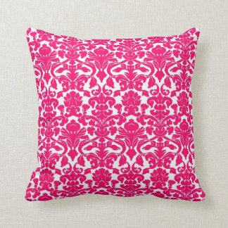 Coussin floral vintage de joint de damassé de
