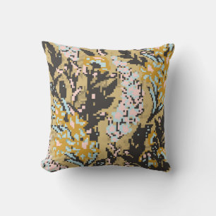 Coussin Floral vintage, design printanier.