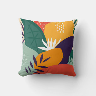 Coussin Floralium Motif botanique moderne