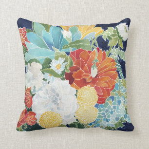 Coussin Florals de minuit III