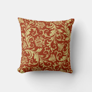 Coussin Floraux rétro : arrière - plan motif vintage.