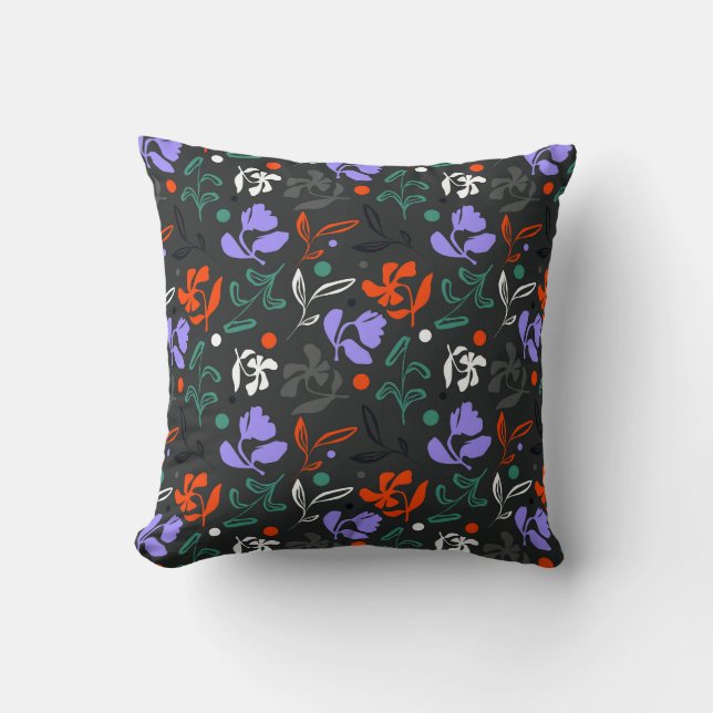 Coussin Flore au crépuscule (Recto)