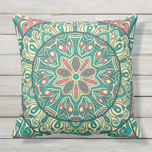 Coussin Flore colorée de Boho Chic