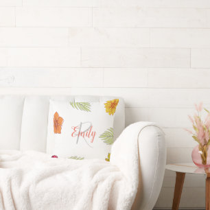 Coussin Flore d'Aloha Hawaïen