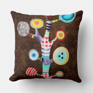 Coussin Flore d'arbre Mignon Bambi