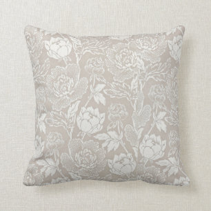 Coussin Flore de la couverture d'oreillers à fleurs