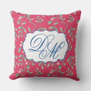Coussin Flore délicate Innuendo rose