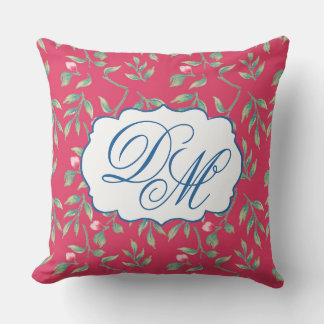 Coussin Flore délicate Innuendo rose