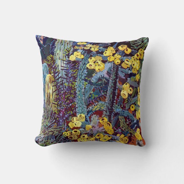 Coussin Flore exotique #10 à SunshineDazzle (Recto)